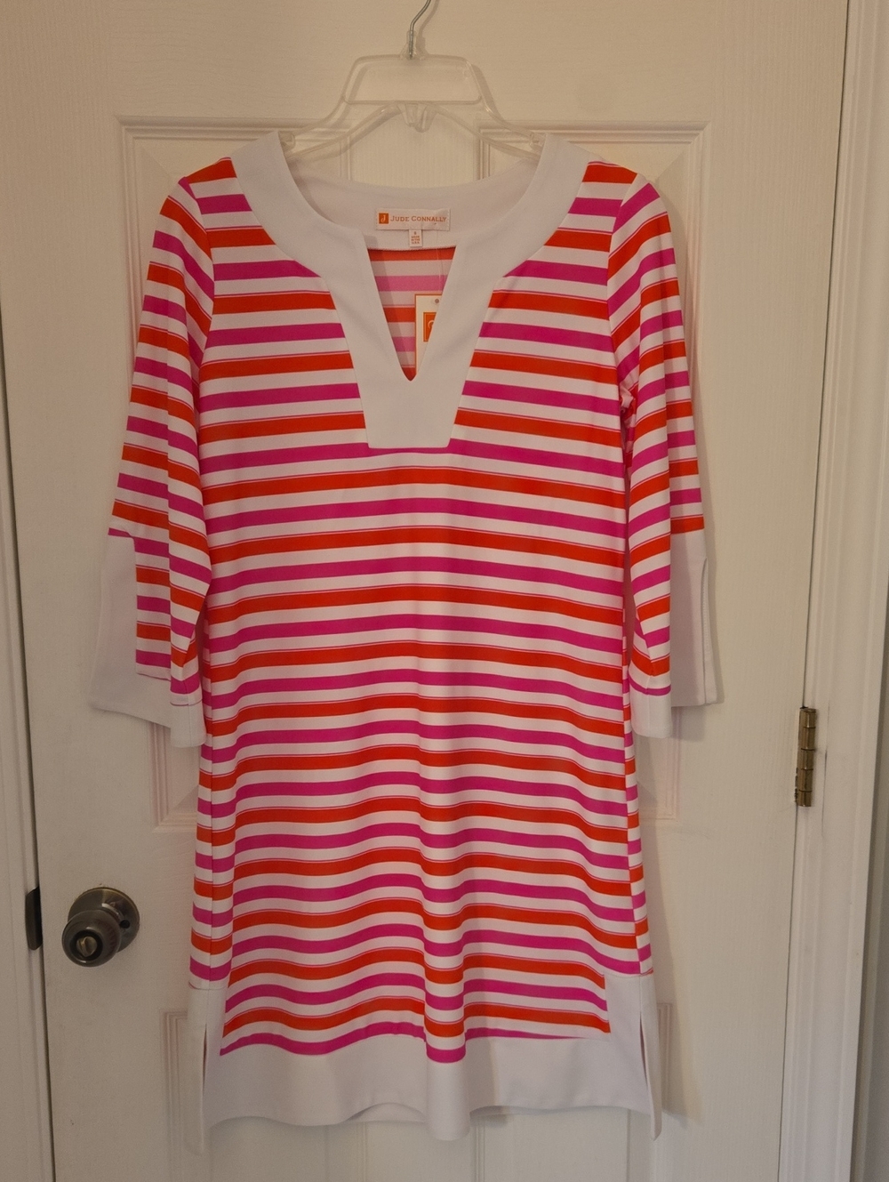 Jude Connally Holly Tonal Stripe Hot Pink